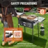 Propane Deep Fryer, Double Burners Commercial Fryer, 16 Qt Stainless Steel Cooker with Removable Baskets & Lids & Tanks, Oil Fry 5