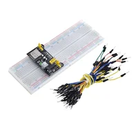 3.3V/5V MB102 Breadboard Power Nodule+MB-102 830 Points Solderless Prototype Bread Board Kit +65 Flexible Jumper Wires - Image 5