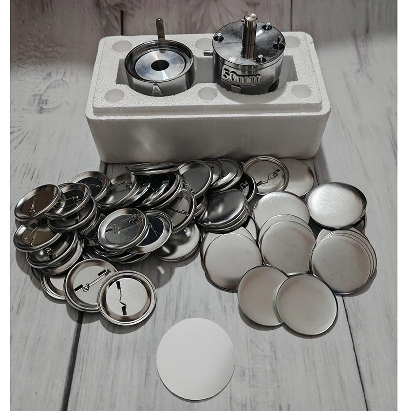 Round 2" 50mm Interchangeable Die Mould for New Pro Badge Machine Button Maker both Fit N3&N4 Button Machine