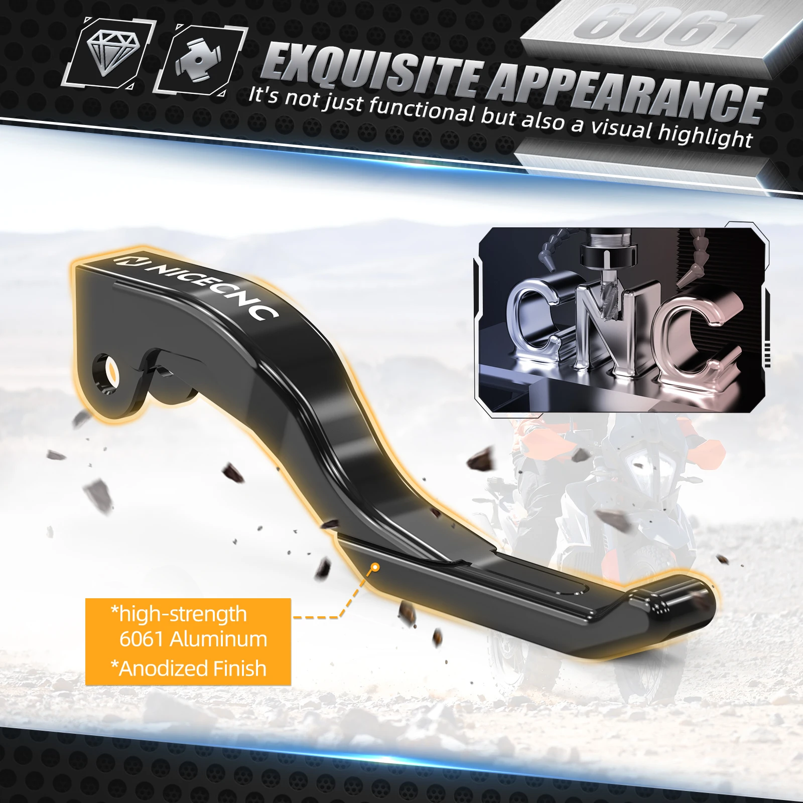 Für Husqvarna Norden 901 2022–2024, verstellbarer Bremskupplungshebel, 790 Adventure 2019–2024, 890 Adventure/R 2021–2024, 790 890 ADV R – Detail 5