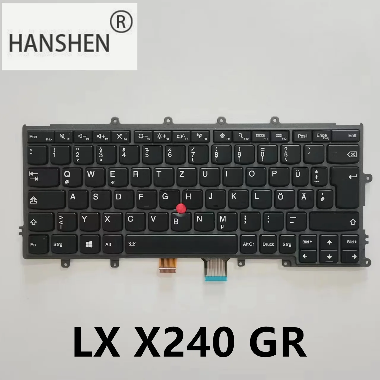 

HANSHEN German Notebook Computer new keyboard for Lenovo FOR Thinkpad X230S X240 X240S X250 X250S x240i X270 X260S Notebook with