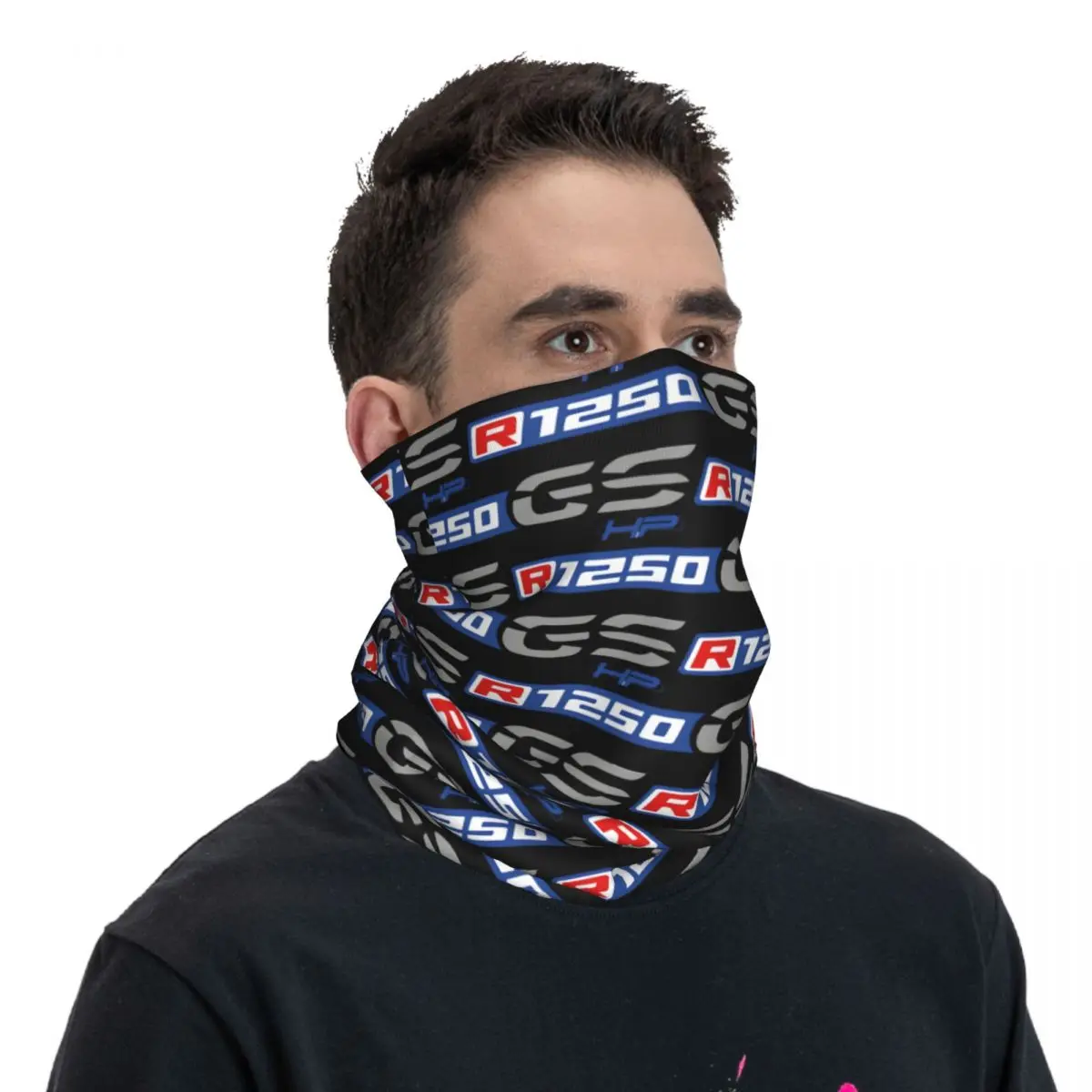 Face Mask R1250 GS HP Motocross Bandana Neck Gaiter Printed GS Face Mask Balaclava