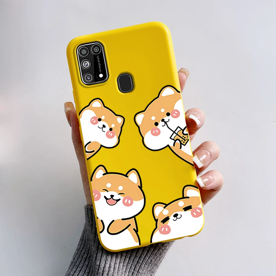 Cute Cartoon Silicon Back Cover | Soft TPU Phone Case | Samsung Galaxy M31 Series