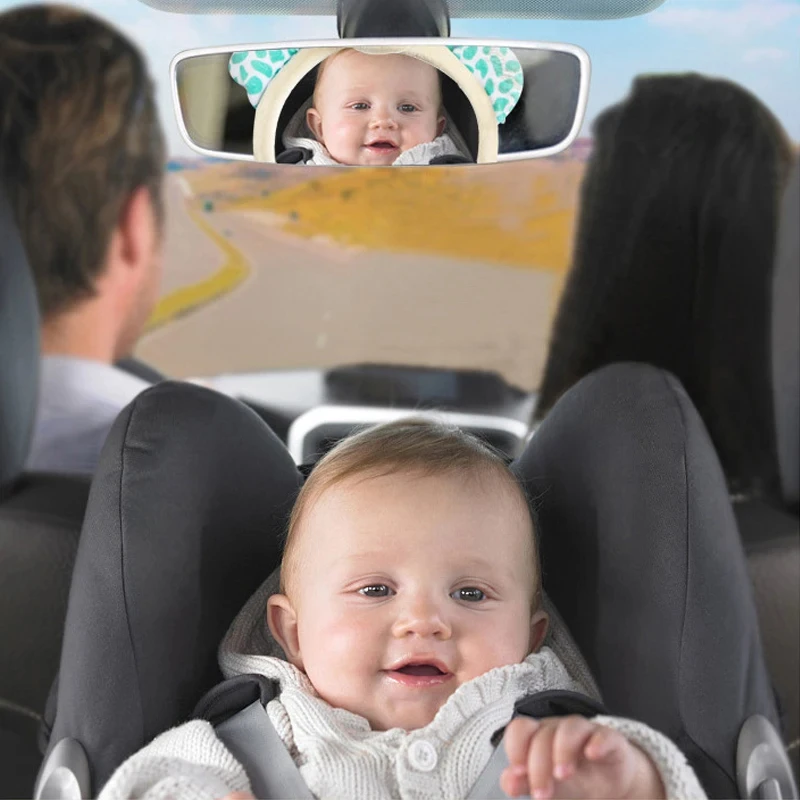 Baby Car Mirror Safety Car Seat Mirror Rear Facing Seat Wide Crystal Clear View Shatterproof Kids Monitor