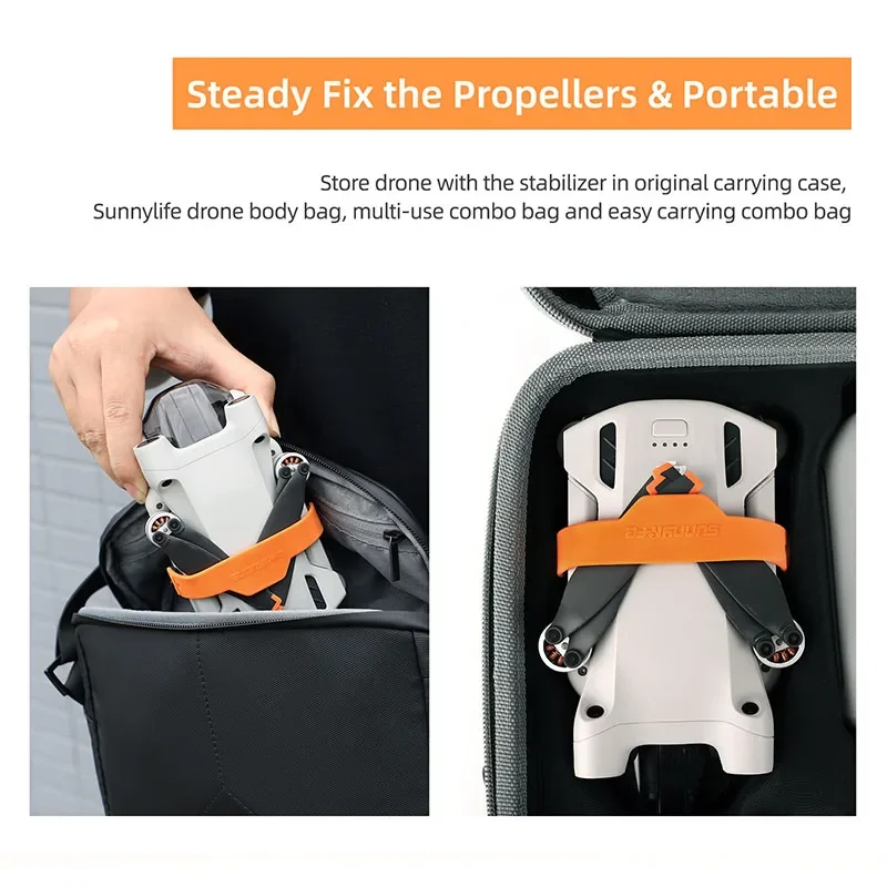 Propeller Bottom Holder Wings Fixed Stabilizers Protective Prop Blades Strap DJI Mini 3 Pro Drone Accessories Propeller Holder