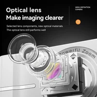 Цифровая камера Xiaomi 4K, 50 МП, 16X, студенческая камера, уличная цифровая видеокамера с защитой от сотрясений, вспышка, видеорегистратор, маленькая видеокамера — изображение 3