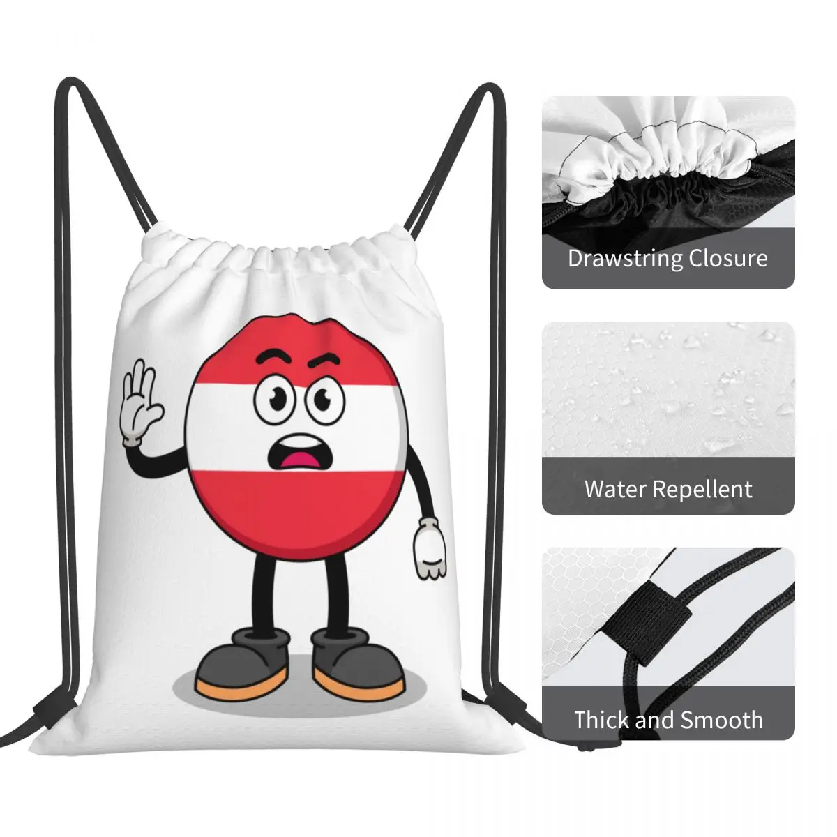 Drawstring Bag Backpack shoe bag cloth bag shoulder bag drawstring backpack