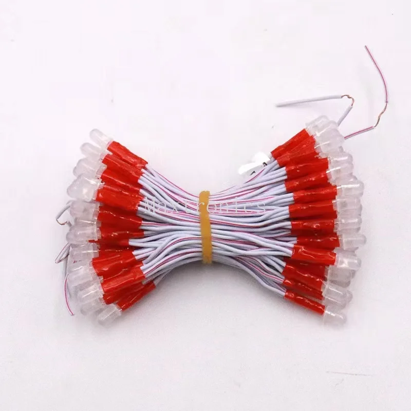 100PCS/string DC5V Led Modules Pixel 5MM Light Emitting Diode Module Highlight Billboard Decor