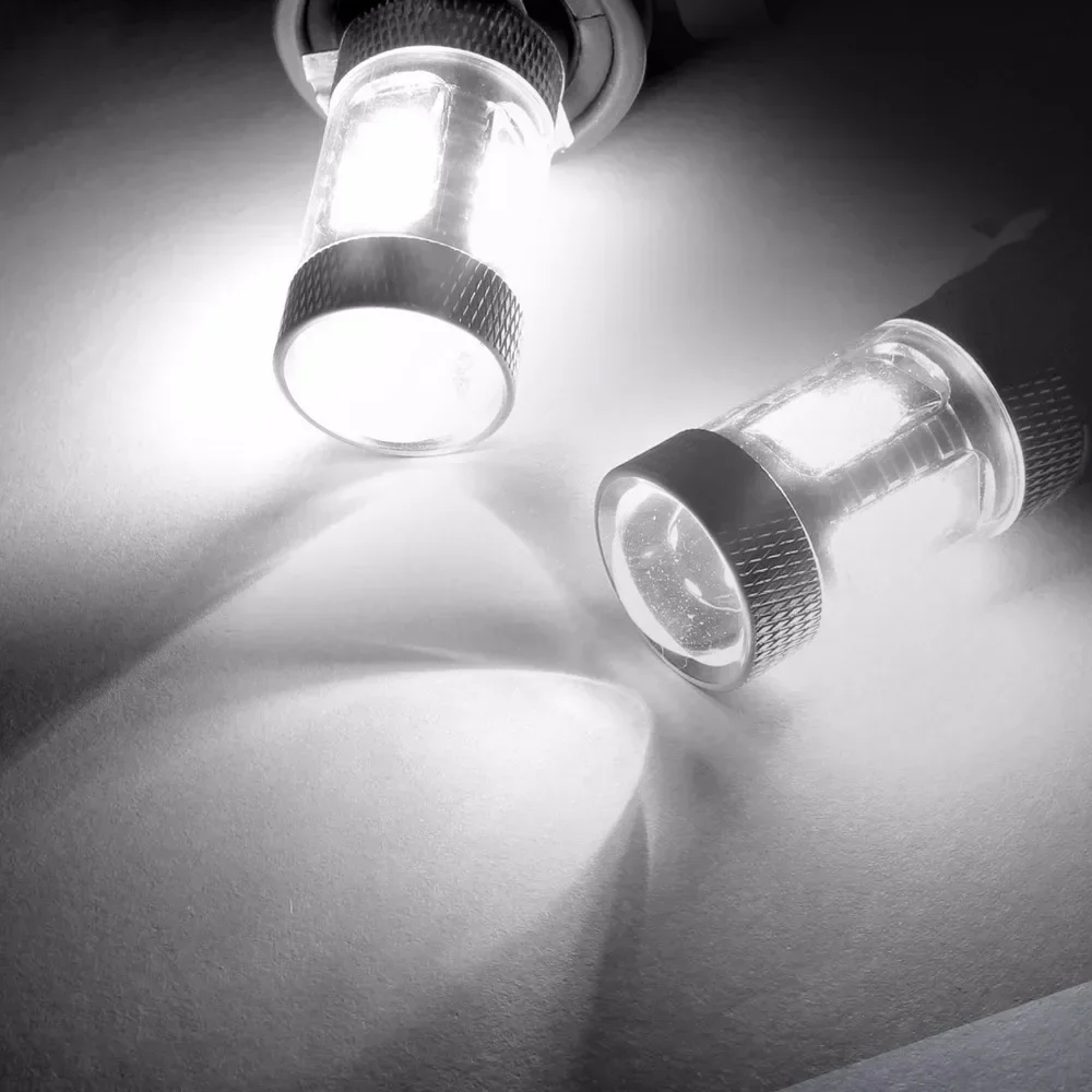 2x P13W PSX26W 15 SMD LED 전면 주간 주행등 전구 DRL 아우디 A4 B8 08+ 마쓰다 CX-5 푸조 508 토요타 하이랜더용