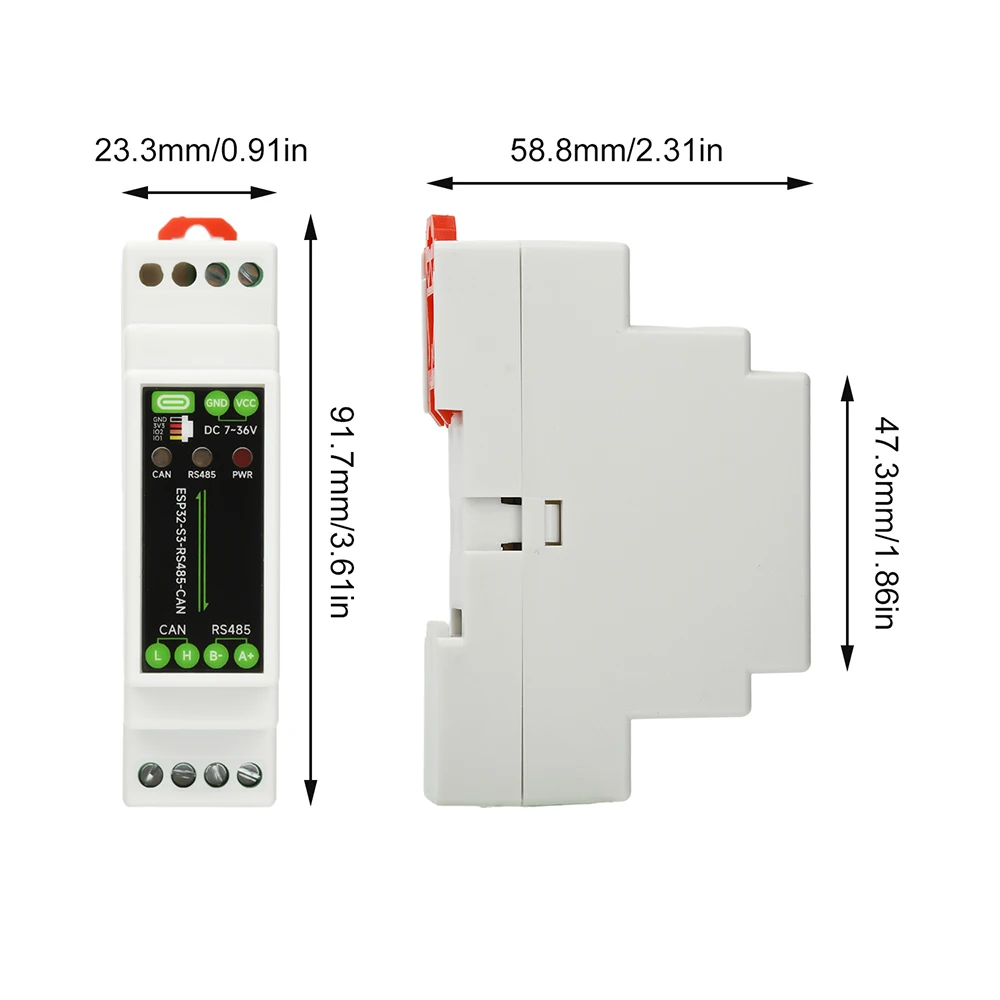 รูปสินค้า บอร์ดควบคุมอุตสาหกรรม ESP32-S3 พร้อม Wifi Bluetooth และอินพุต/เอาท์พุต