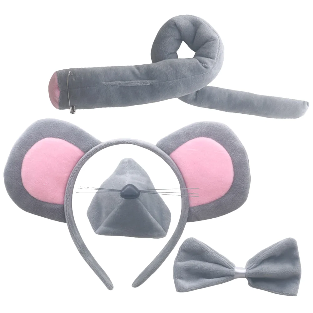 

of Mouse Costume Set Mouse Ears Headband Kids Mouse Nose Tail Bow Tie