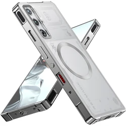 Custodia per telefono Red Magic 10 Pro Antishock Matte con Cornice Metallica - Design Sottile, Compatibile con MagSafe