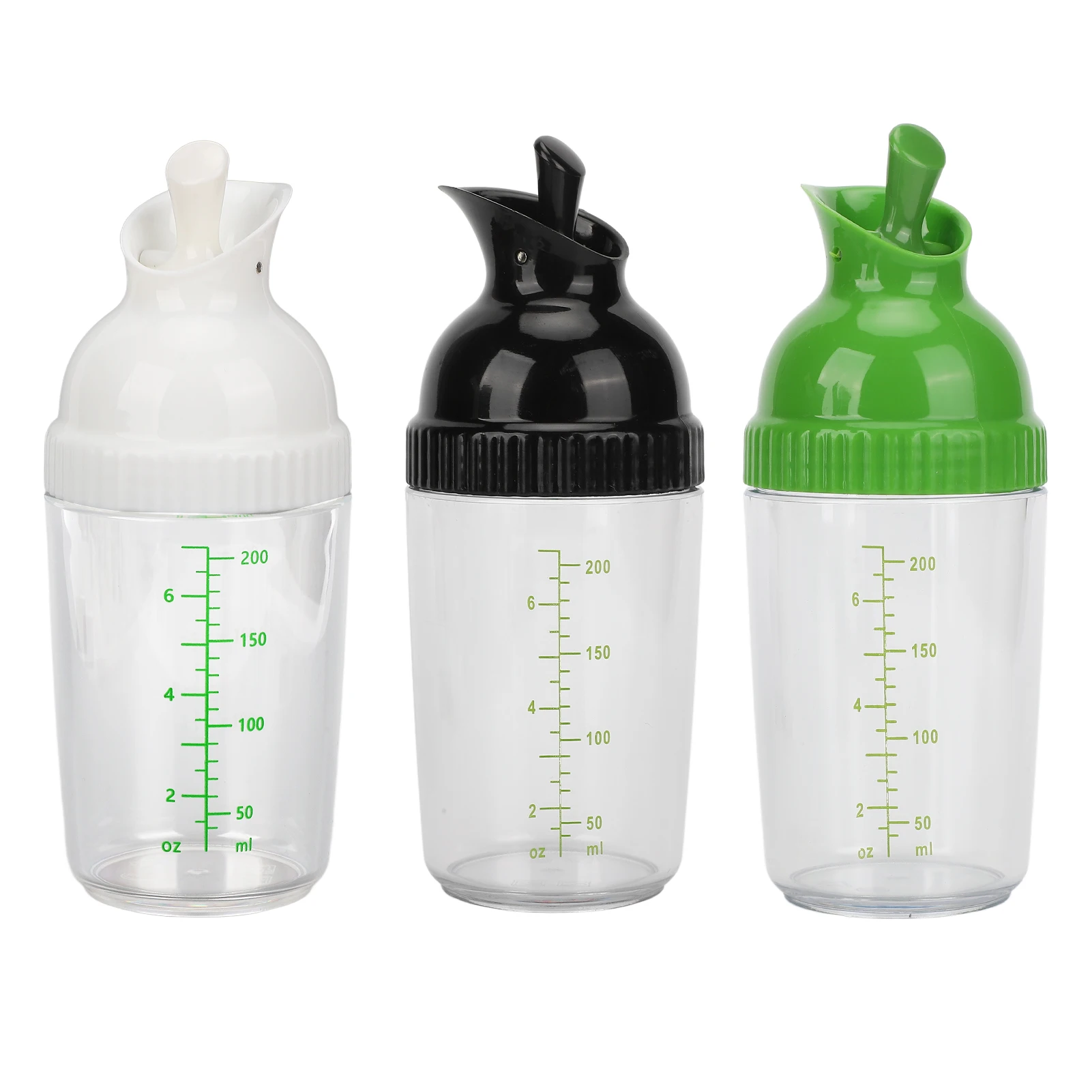 Salad Dressing Jar 200ml ABS PP Material Prevent Leakage with Lid for Kitchen Supplies