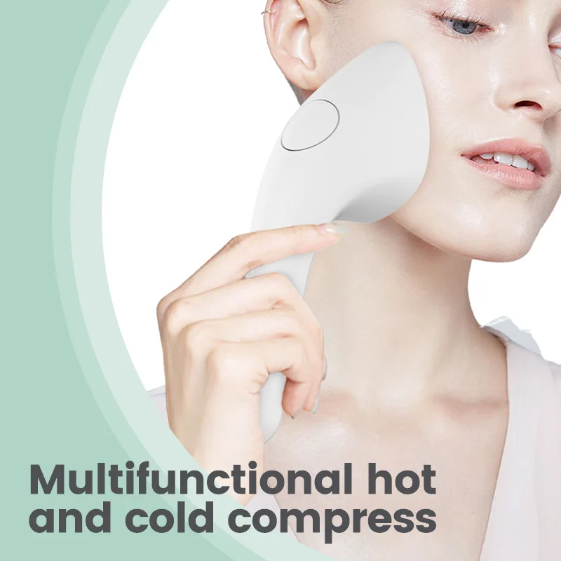 New Handheld Plastic Face Massager Hot Cold Compress Facial Hammer Skin Care Tool for Wrinkle Lifting and Beauty Products