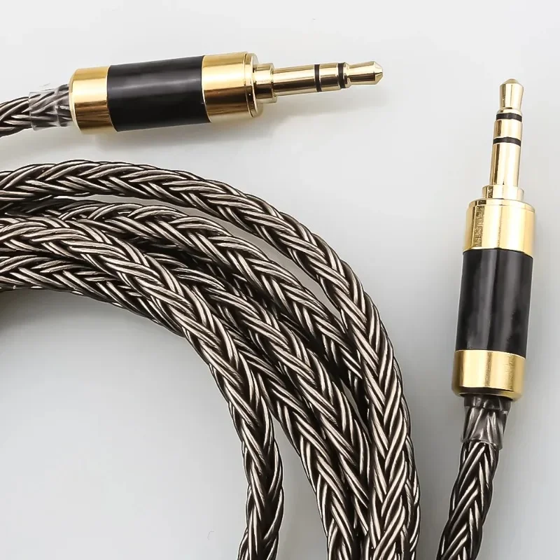 

3.5 male to 3.5 mm stereo aux male audio input cable speaker line for Headphone sound pc earpiece 16 Core 7N OCC Mini trs jack