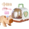Electric Capybara Walking Doll Toy With Sound Children's Electric Plush Dolls Toy Animal Capybara Plush Figure Set Random Color 5