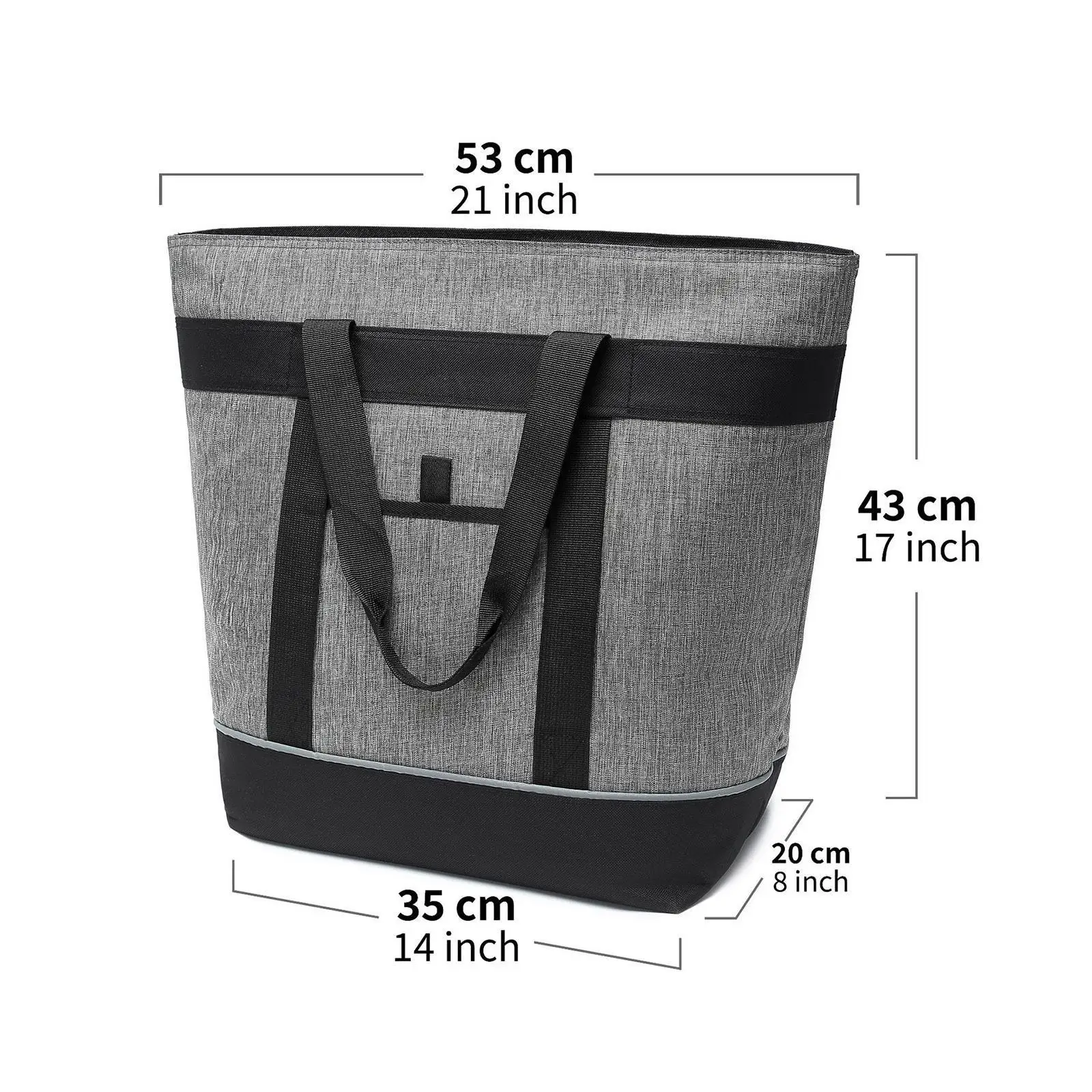Insulated Cooler Bag Food Container with Strap Versatile Waterproof Lunch Cooler Tote Insulated Thermal Bag for Picnic Trips