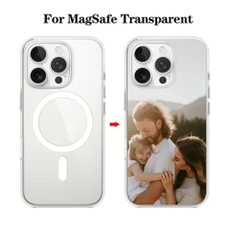 Customizable Magnetic Wireless Charger with Transparent Case - Personalized Design - iPhone Air (SC07 - AA - TM - DZ000)