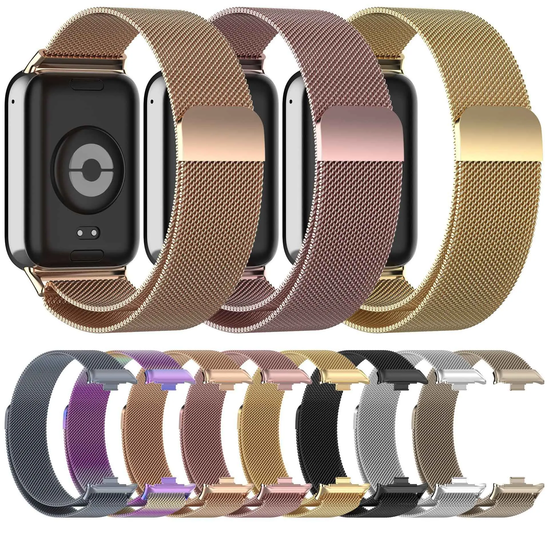 Milanese Loop Magnetic Metal Watchband Bracelet Strap - Premium Style Accessories