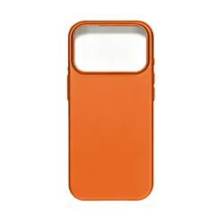 Vibrant Orange Slim Matte Hard PC Phone Case - iPhone 15 Plus (Orange)