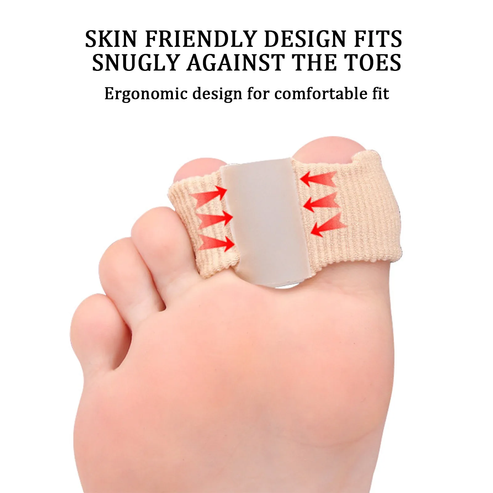 Adult Toe Separator Valgus Silicone Toe Spacer To Improve Thumb Valgus Orthosis for Men And Women Physical correction