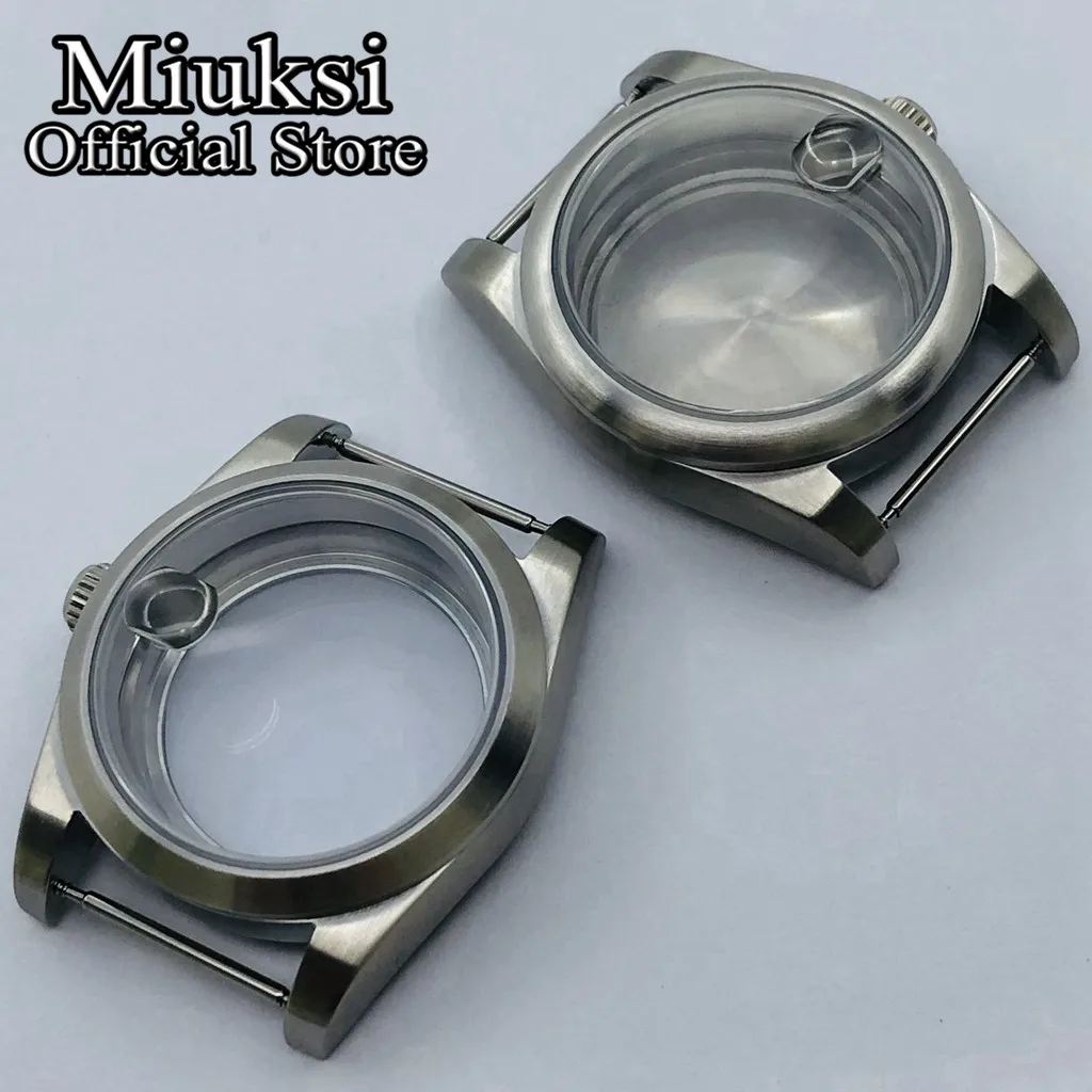 Premium Brushed Watch Case with Sapphire Glass – 36mm/40mm