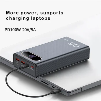 FAI DA TE 6 PZ 21700 batteria Power Bank CASE Q6 PD 100 W 20 V 5A Carica portatile staccabile Alimentatore esterno
