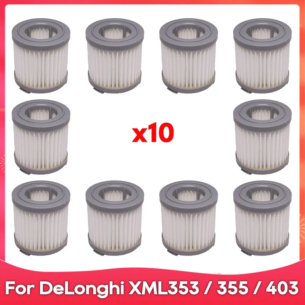 Apto para Delonghi Colombina Evo Xlm353355403405407408409 Aspirador de pó Hepa Acessórios do Filtro Peça Sobresselente