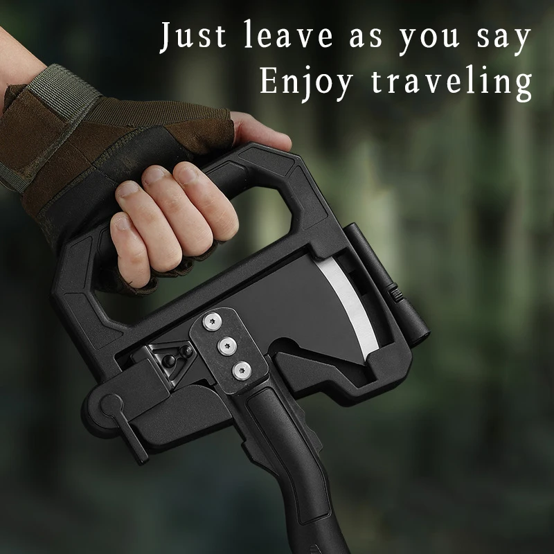 Lifesaving tools, logging and chopping wood, multifunctional outdoor tools, camping and firefighting axes, mountain axes, etc 4