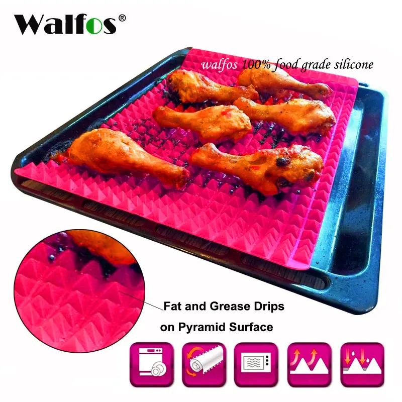 Kitchen tools Food Grade Pyramid Bakeware Pan Nonstick Silicone Baking Mat Pads Method For Oven Baking Mat Tray Sheet