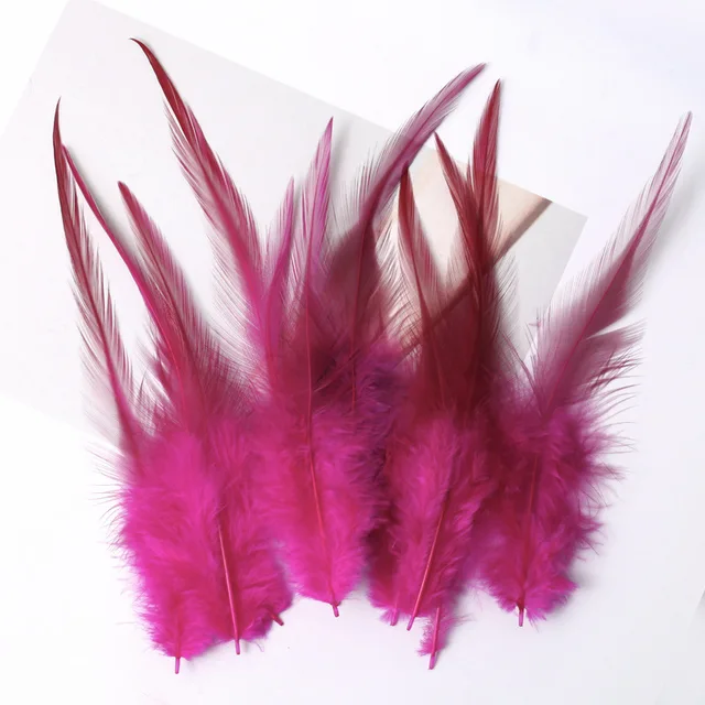 50/100pcs 8-15CM Wholesale feather diy cat toys, colorful pheasant feather handicrafts, accessories and decorative materials 5