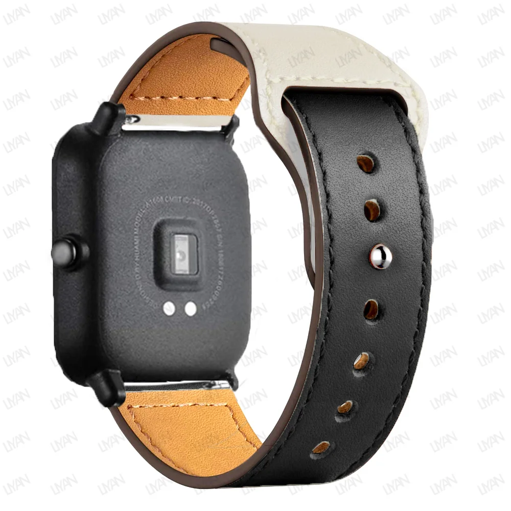 Premium Leather Watch Band - Elegant 20mm/22mm Strap Bracelet