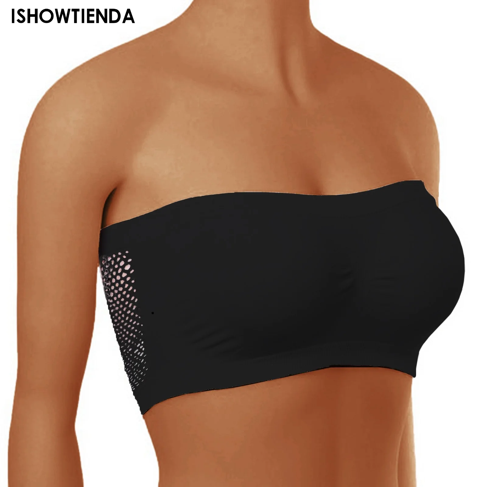 

Сексуальный бюстгальтер-бикини, бюстгальтер без косточек, топ, повседневная одежда для плавания, женское бикини пуш-ап, топ, летний купальник, однотонная пляжная одежда