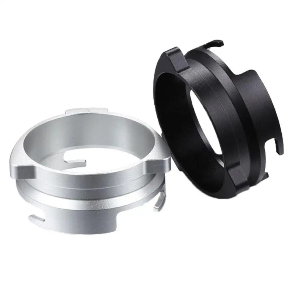브루 보울 커피 파우더 에스프레소 바리스타 도구 커피 탬퍼용 알루미늄 지능형 도징 링, 54mm