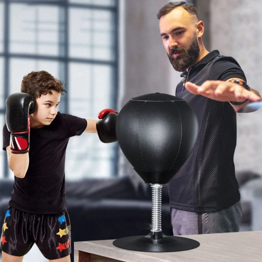 Boxing Speed Ball Fighting Speed Ball Children Adults Table Boxing Punch Ball Sucker Stress Relief Toys for Muay Thai Sports Equipment Funny Gifts