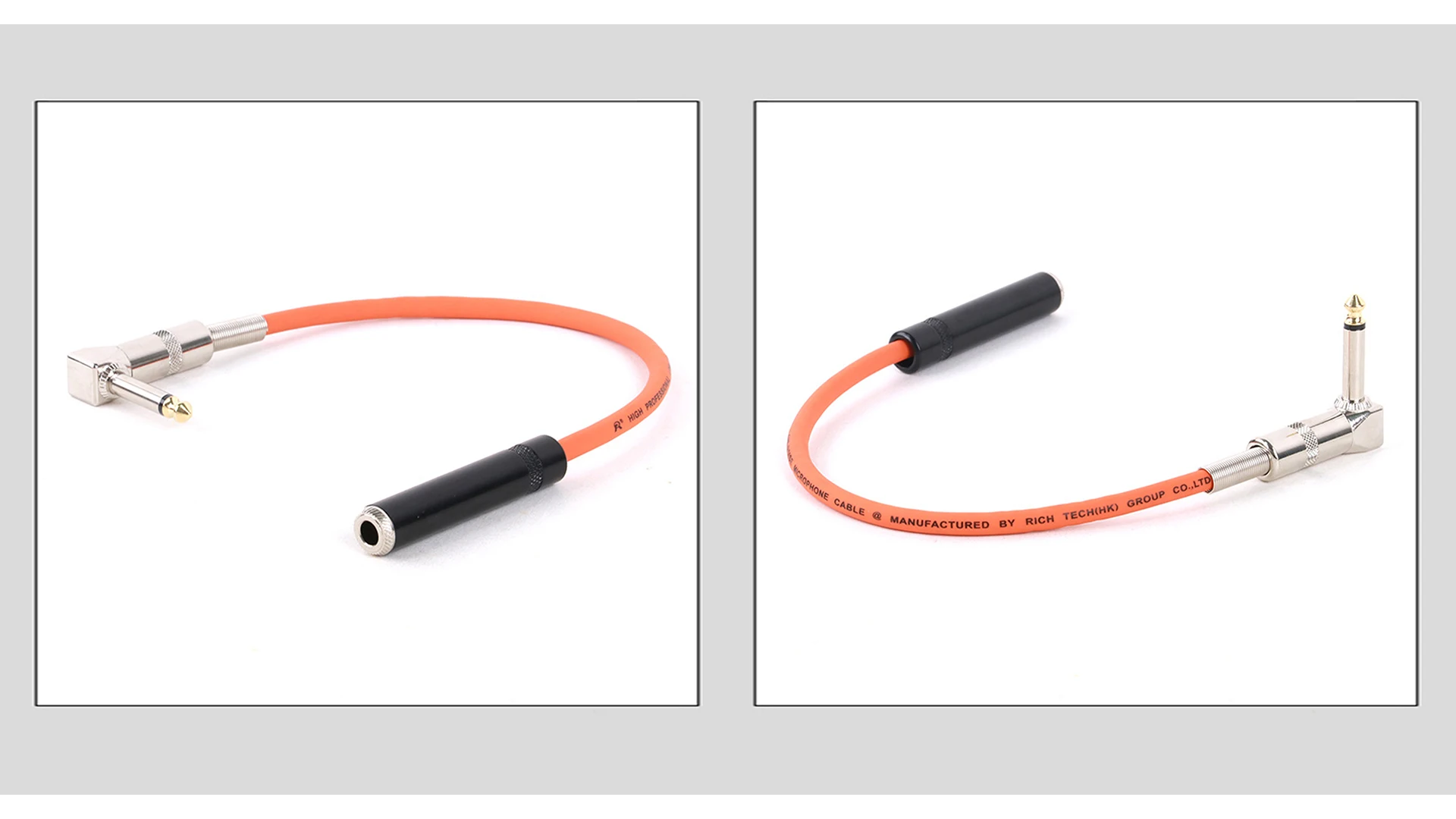 1pc rechtwinklig 1/4inch ts Mono-Stecker auf gerade 6,5 Stereo-Buchse Audio kabel 90 Grad Biegung 6,35 Audio-Verlängerung kabel 0,3 M-15M – Detail 7
