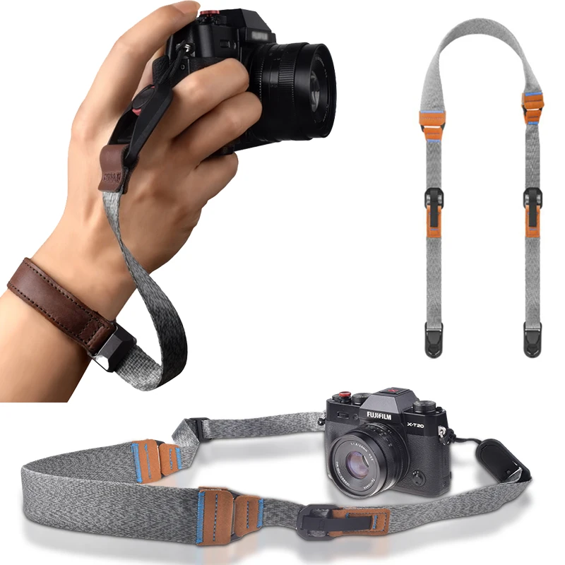 

Camera Strap for SLR Canon Nikon Sony Fuji Leica Pentax Olympus Micro Single Quick Release Shoulder Strap Diagonal DecomPression