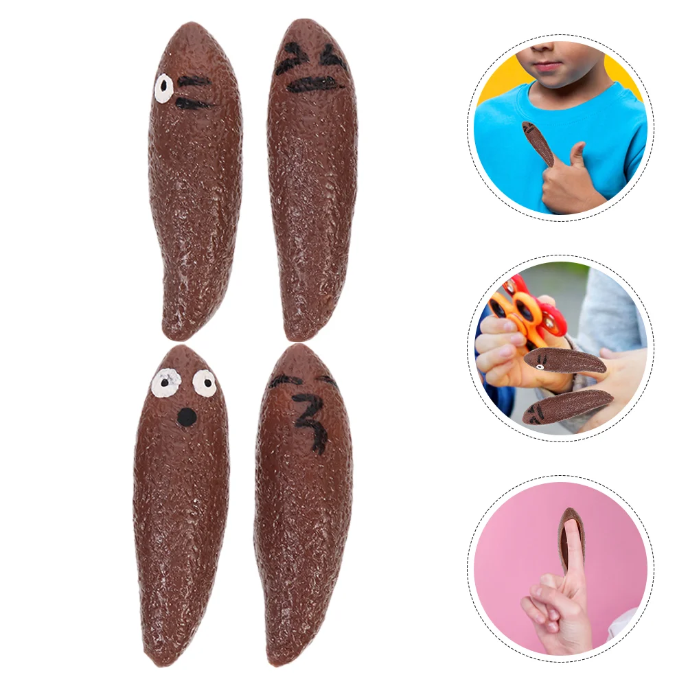

20 Pcs Kids Presents Party Game Toys Gift Flying Games Finger Sling Shot Playthings Tpr Artificial Poo Stretchy Child