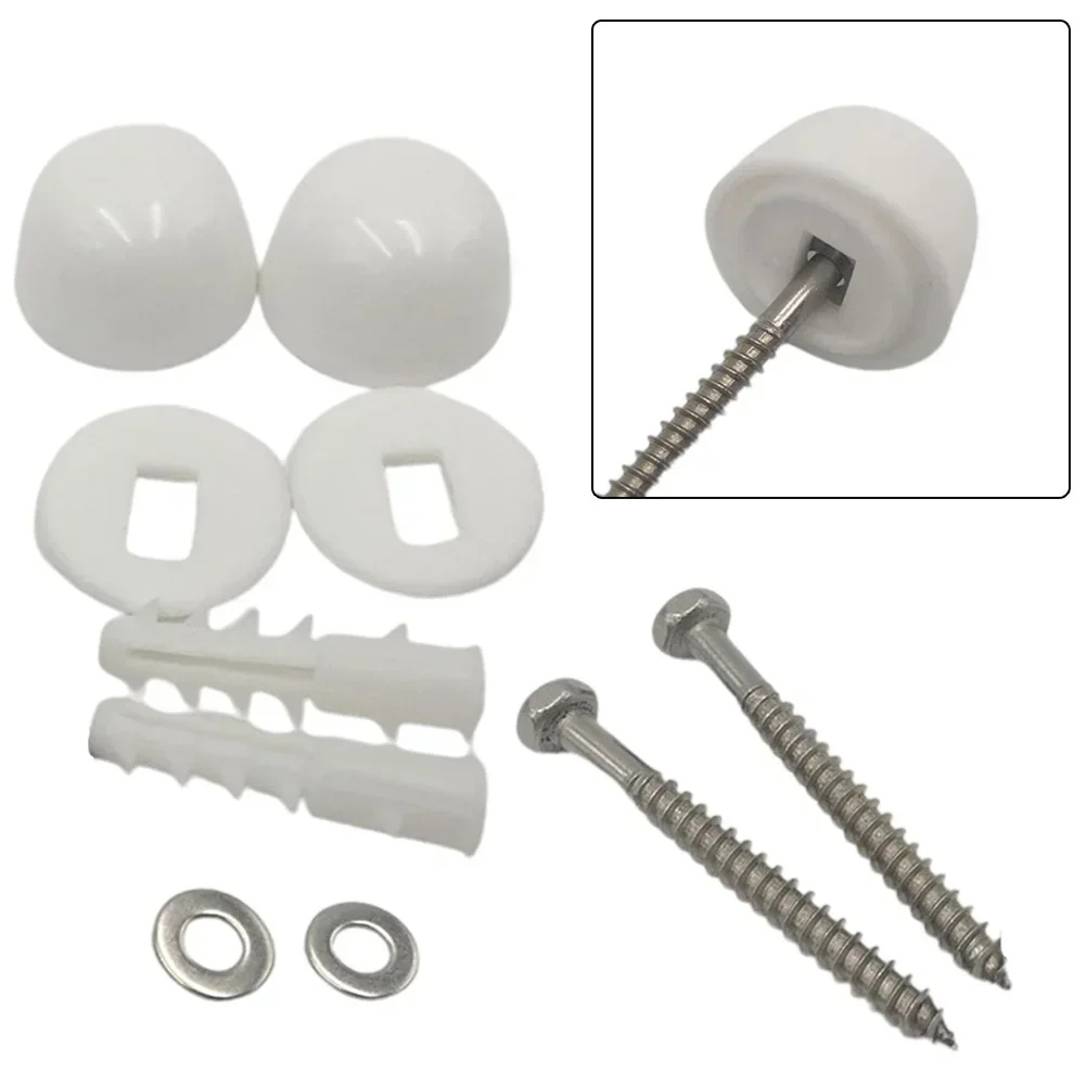 Bidet Anchor Toilet Accessories Pan Fix To Floor Kit Stainless Steel+Plastic Bolts Set Fitting Screws Mounting Screws