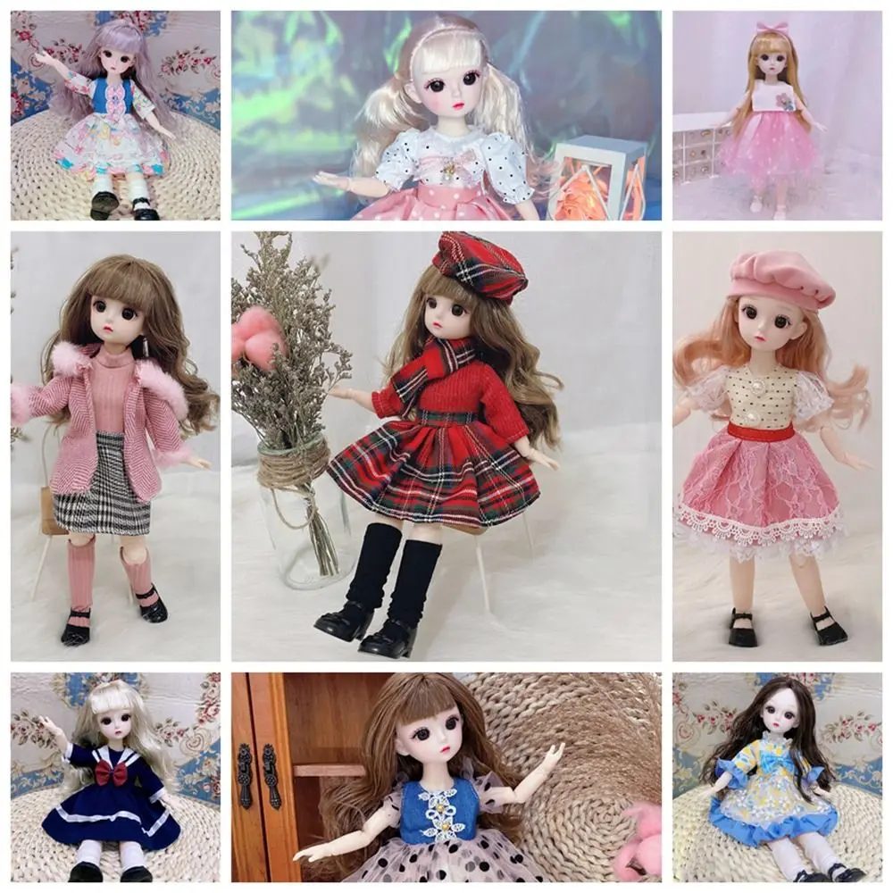 Cute Doll Lovely Clothes Clothes Decoration Cartoon Doll Princess Dress 10 Styles 21 Detachable Joints Accessories