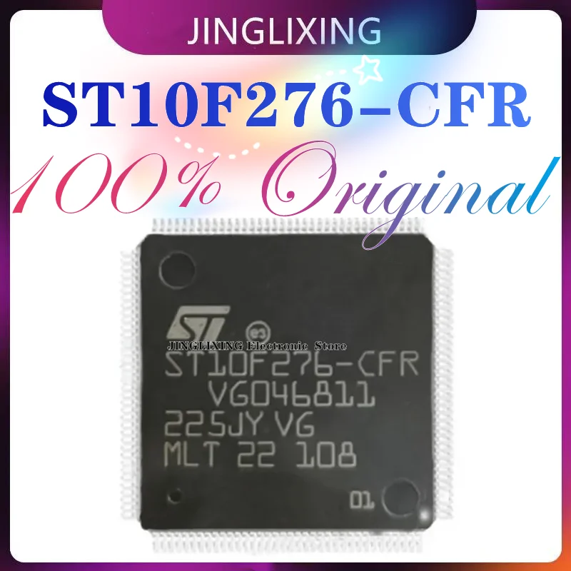 1 개/몫 새로운 원본 ST10F276-CFR ST10F276 CFR TQFP144 재고 있음
