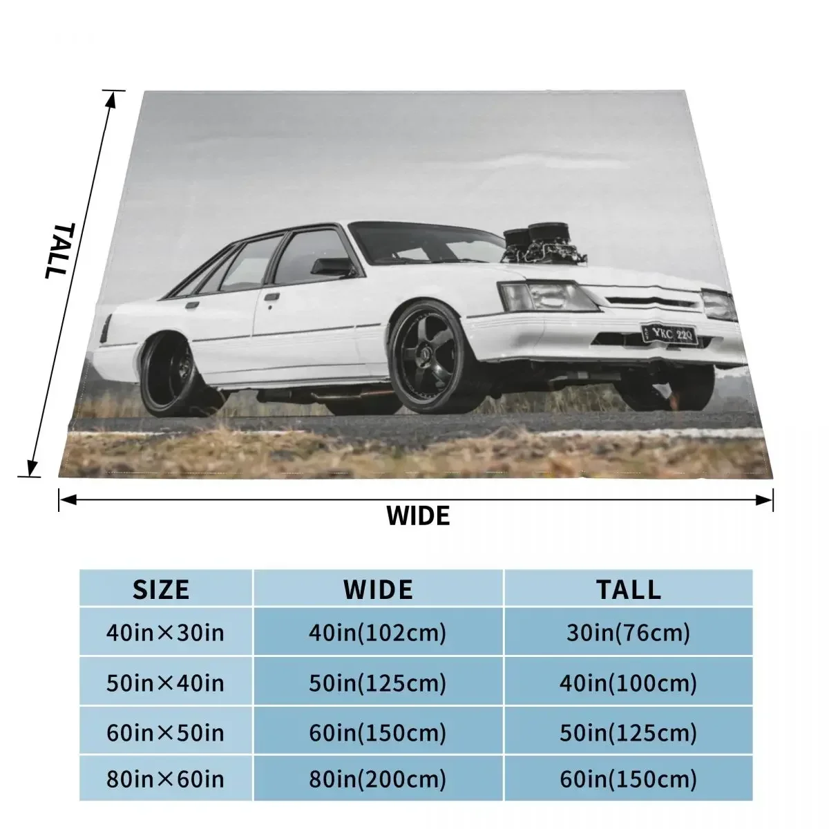 Paul Knowles' Holden VK Commodore Throw Blanket Quilt Sofas Decorative Throw Sofa Throw Blankets picnic blanket  throw blanket 3
