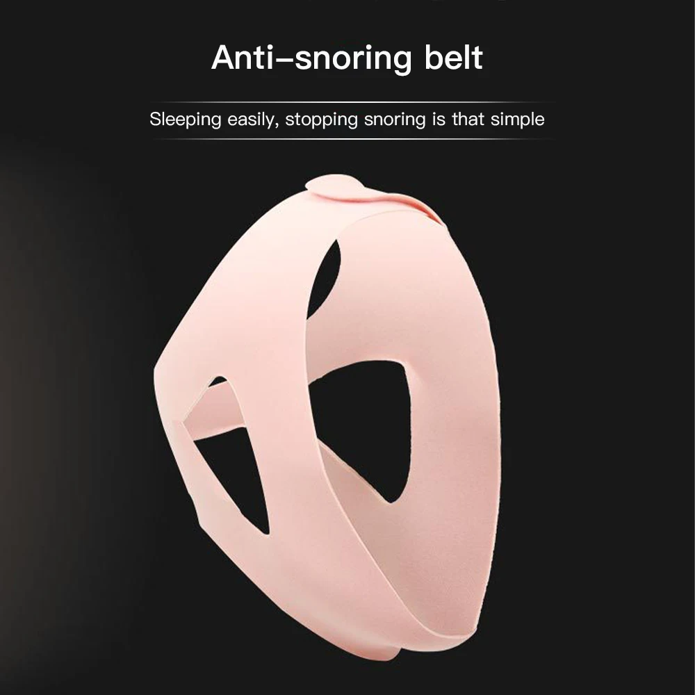 Anti Snoring Chin Strap Belt Anti Apnea Belt Mouth Breathing Solution Sleep Support Stop Snoring Corrective Care Tool