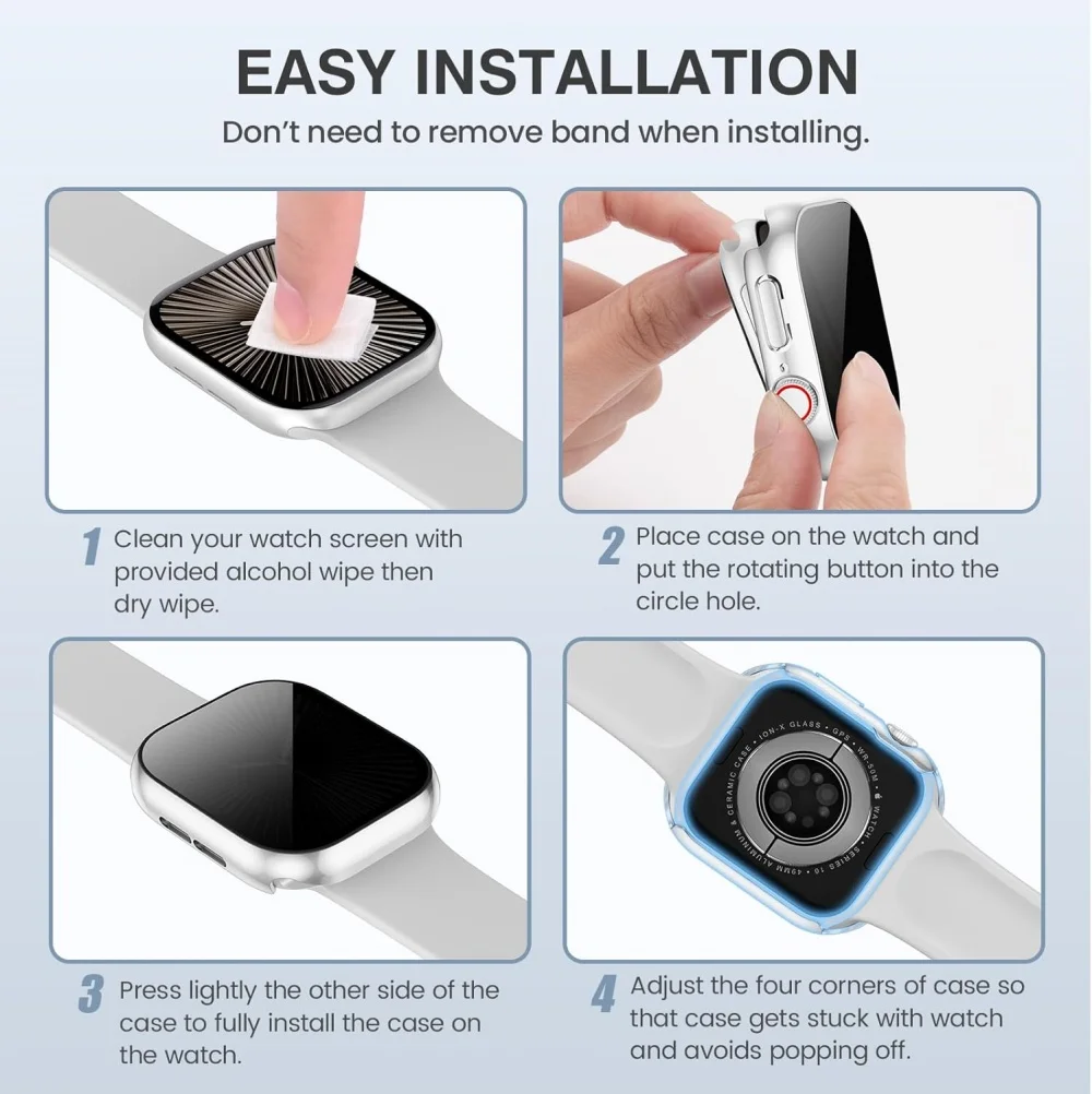 Privacy Anti-Spy Screen Protector: Hard PC Case