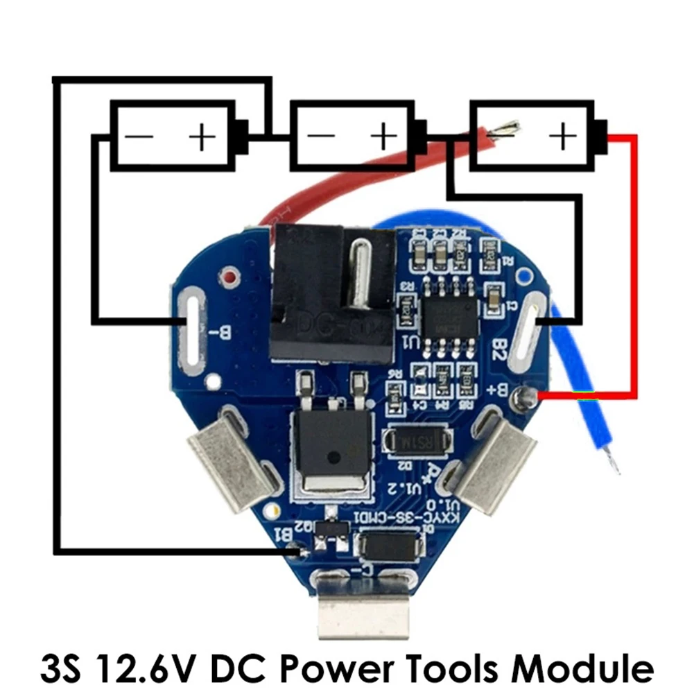 3S 40A 12.6V BMS Lithium Battery Charger Protection Board For Drill Motor Over Current Over Charge Protection Enhance Balance battery cyberpower front terminal series fr 12 80 voltage v capacity discharge 10 h ah max discharge current 5 sec a max charge current a