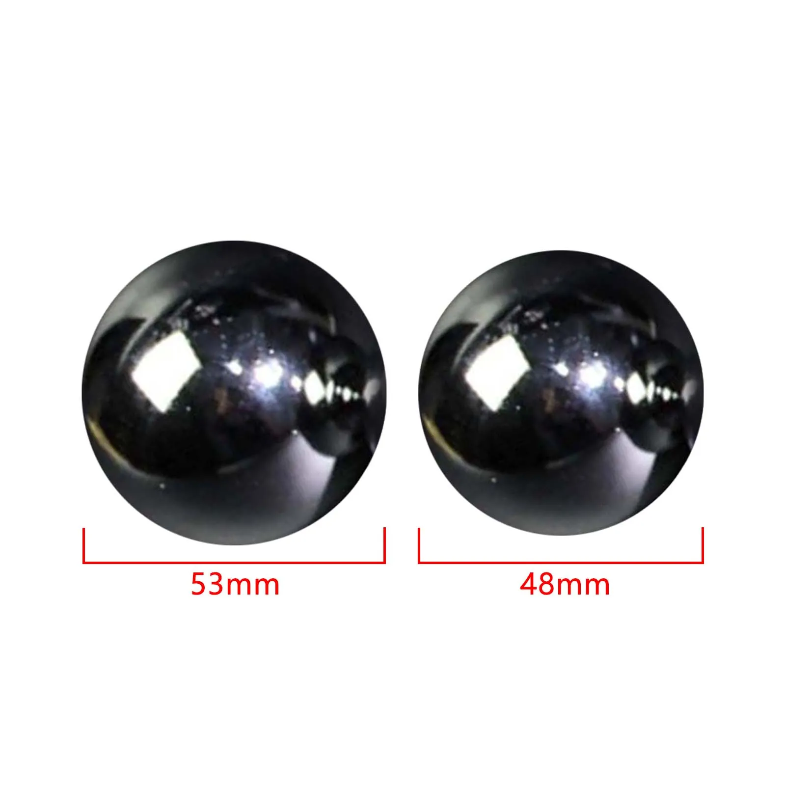 Solid/Hollow Baoding Balls Chrome-plated Silver Non-Chiming Chinese Health Balls Massage Ball for Hands