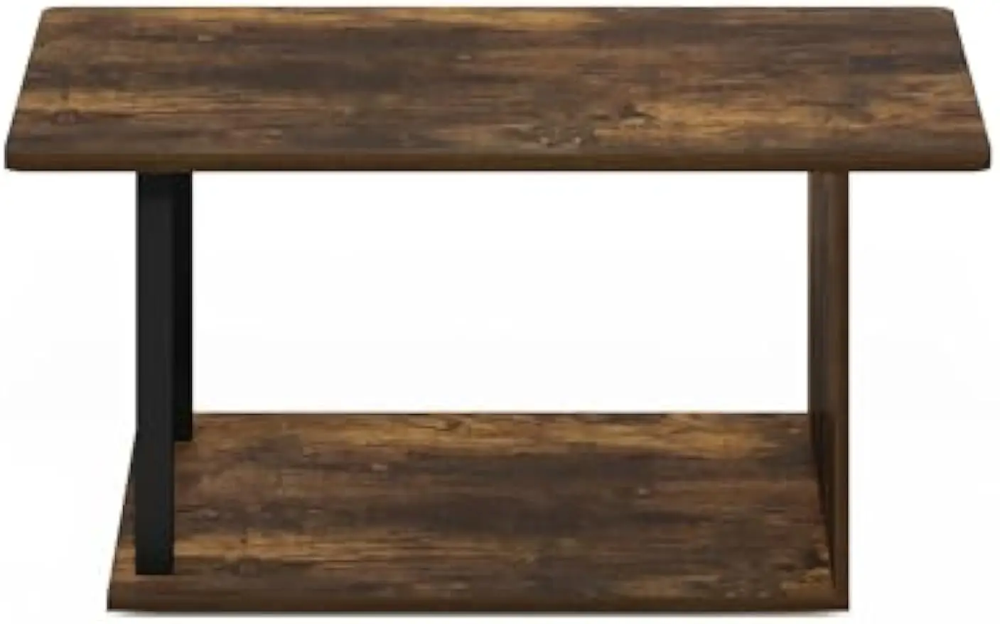 Basic Home Living Coffee Table, Amber Pine/Black 4