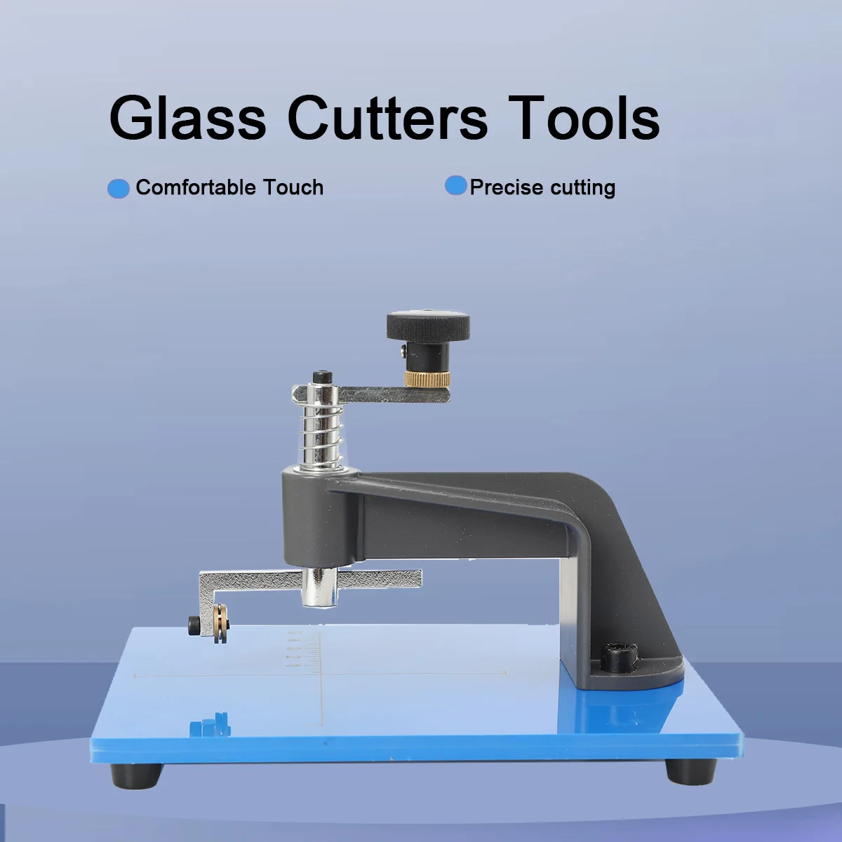 Small Round Mirror Cutting Instrument 10-100mm Glass Round Hole Alloy Cutting Head Round Wire Drawing Knife Precision Cutting