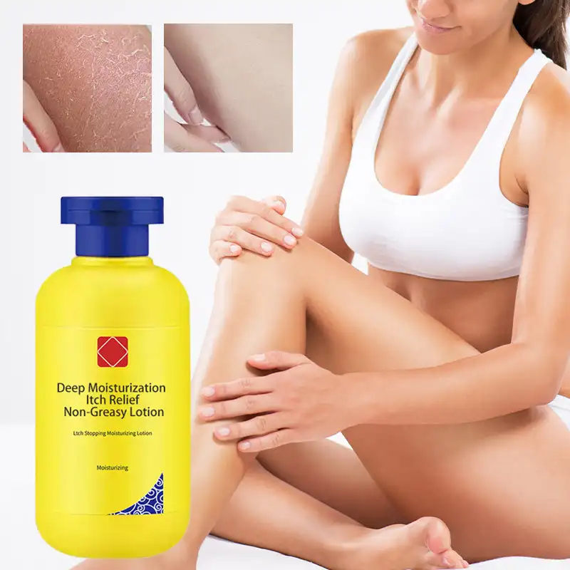 Body Lotion Deep Moisturization Itch Relief Non-Greasy Lotion Relieves Dry and Dehydrated Skin Exfoliates and Brightens Tone Hyd
