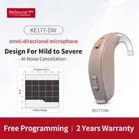 Resound Strong Power Hearing Aids For Mild to Severe Deaf,Mini BTE Programmable Hearing Aid Low Noise Clear Sound Quality KE 177 2